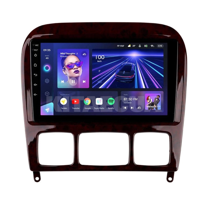 Штатная магнитола CC3L 4+32Gb 9" Mercedes Benz S-Class W220 1998-2005 (L1) Teyes (42775)