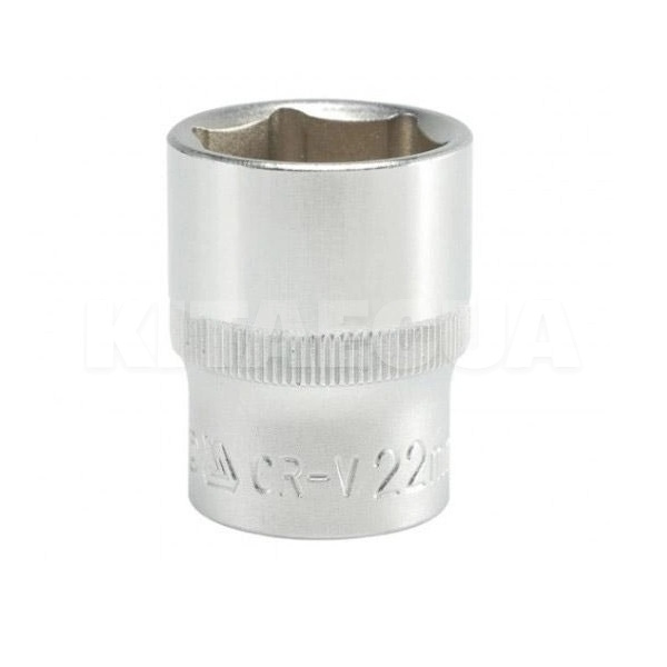 Головка торцева 6-гранна 22 мм 1/2" 38 мм YATO (YT-1215)