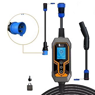 Зарядка для электромобиля Type 1 7.0 кВт 32А 1-фаза Wi-Fi Lion King Replaceable Version (один доп. P FEYREE