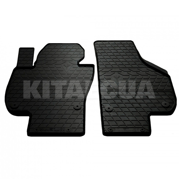 Резиновые коврики передние Skoda Superb ІІ (3T) (2008-2015) AV2 клипсы Stingray (1020232)