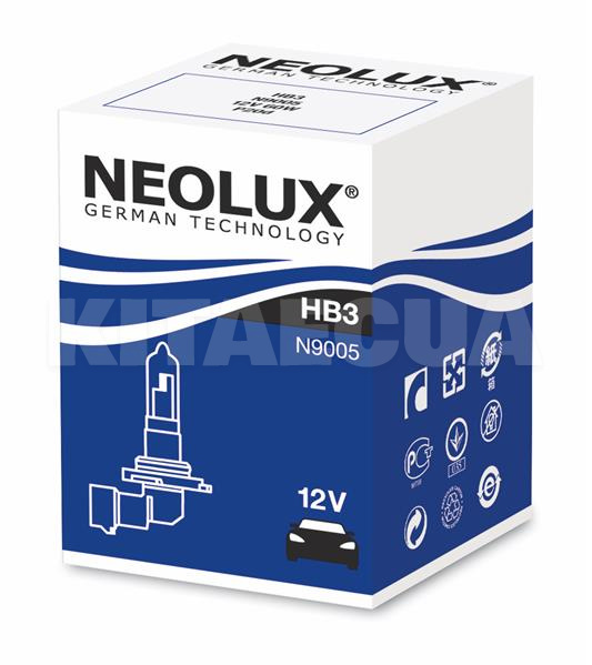 Галогенная лампа HB3 60W 12V Standard NEOLUX (NE N9005) - 2