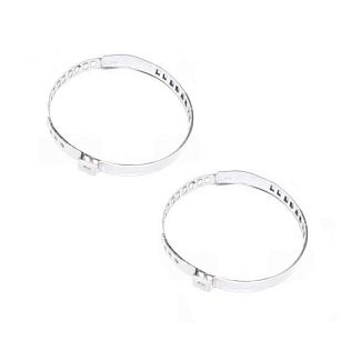 Хомут пыльника ШРУСа нержавейка универсальный (длинный+длинный) Альбион-Авто