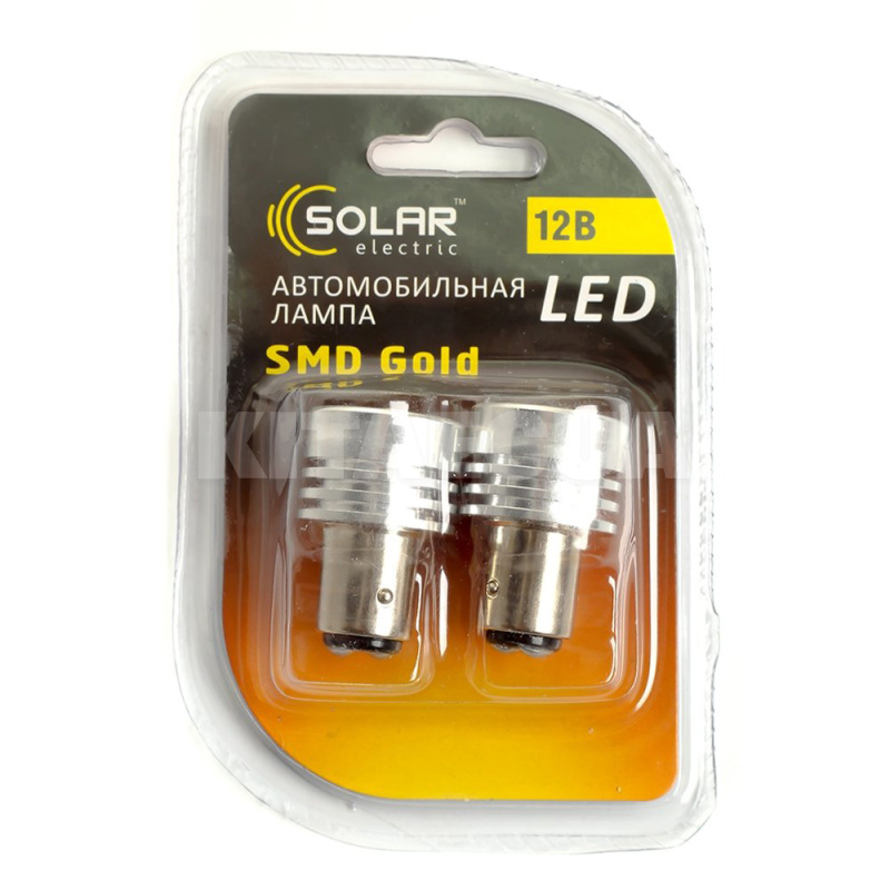 LED лампа для авто BAY15d 2W (комплект) Solar (LS238) - 2