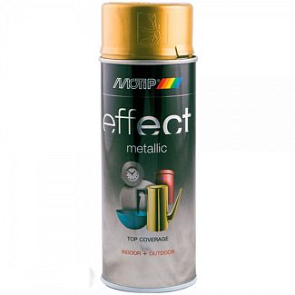 Краска золото бриллиант 400мл с эффектом металлик Deco Effect MOTIP