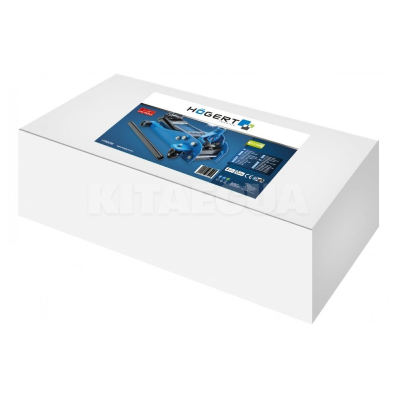 Домкрат гідравлічний підкатний до 2.5 т (85мм-455мм) HOGERT (HT8G006) - 2