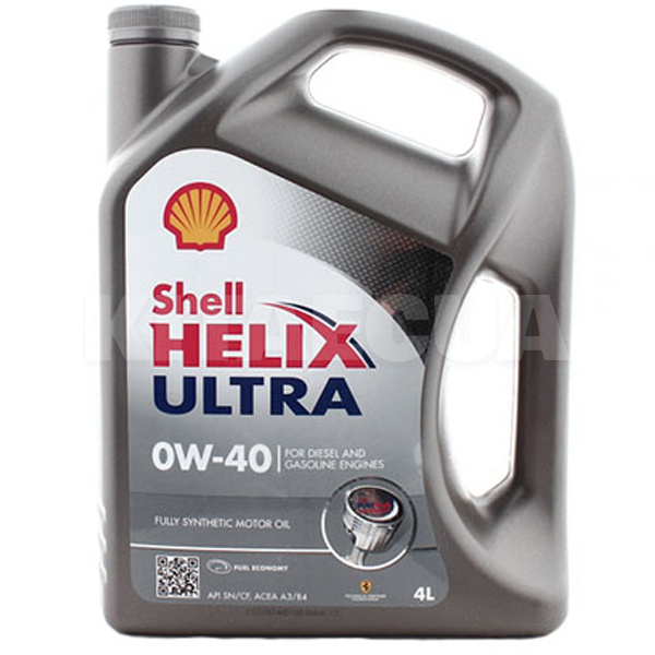 Масло моторное синтетическое 4л 0W-40 Helix Ultra SHELL (550040759)