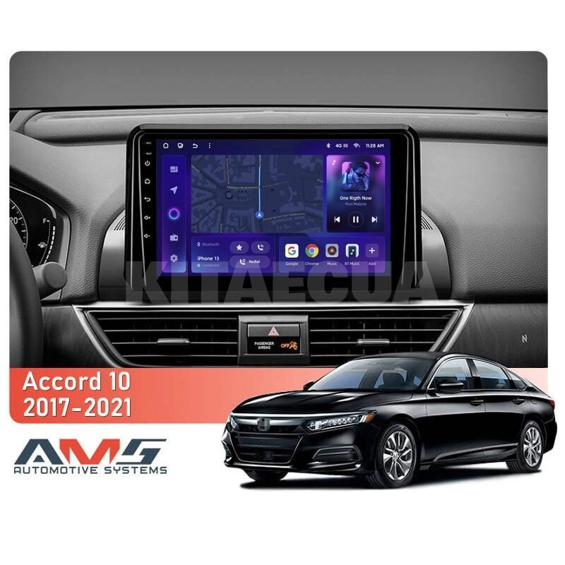 Штатна магнітола MOSS M3 4+32 ГБ 9" Honda Accord 10 CV 2017-2021 (A) AMS (49945) - 2