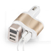 Автомобільний зарядний пристрій 2 USB 2.1 A розгалужувач Gold / White CC-303 XoKo (CC-303-GDWH-XoKo)