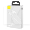 Кабель USB Lightning 2.4A 1.5м білий BASEUS (CALYS-B02)