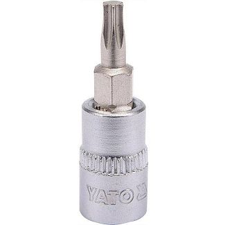 Головка торцевая с насадкой 37 мм 1/4“ Torx T20 YATO