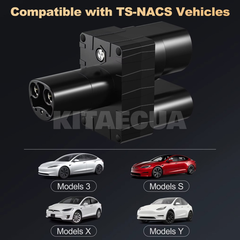 Переходник 250 кВт 400А CCS2-Type2 (станция) - Type Tesla (американское авто) FEYREE (P-CS2TS) - 2