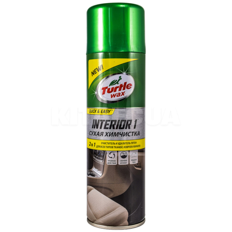 Очиститель обивки салона 500мл "сухая химчистка" Interior 1 Turtle Wax (52998)