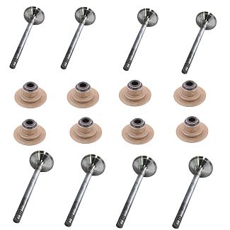 Комплект Клапанов впуск/выпуск + сальники клапанов АМУЛЕТ 