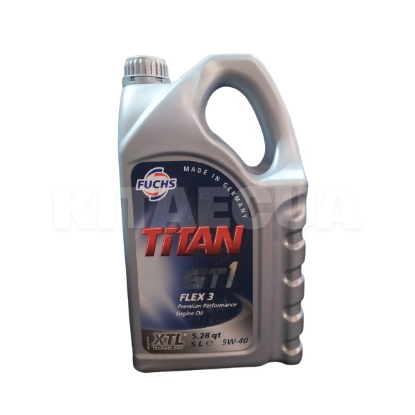 Масло моторное синтетическое 5л 5W-40 TITAN GT1 FLEX 3 FUCHS (602007278)