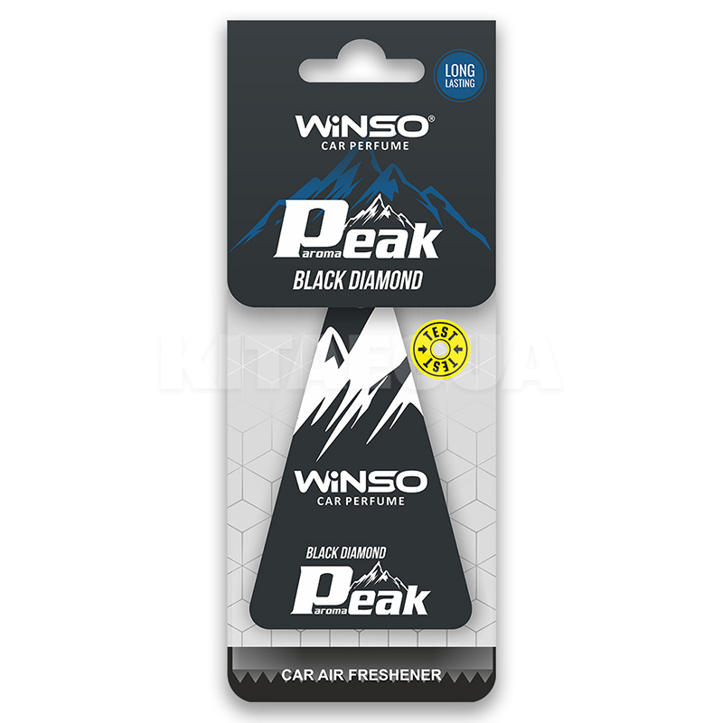 Ароматизатор Peak Black Diamond "черный бриллиант" сухой листик Winso (538240)