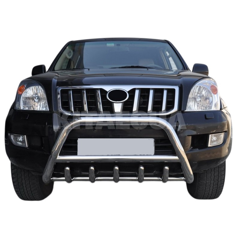 Кенгурятник WT003 Toyota Land Cruiser Prado 120 нержавеющая сталь CAN (dug629564) - 2