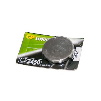 Батарейка дисковая CR2450 3.0В литиевая Lithium Button Cell GP