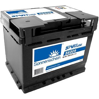Автомобільний акумулятор Start Line 62Ач 540А "+" праворуч SONNENSCHEIN