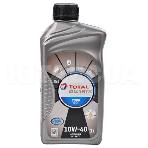 Масло моторне напівсинтетичне 1л 10W-40 Quartz 7000 Diesel TOTAL (201534-TOTAL)