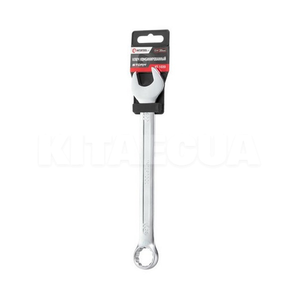 Ключ комбінований 20 мм Cr-V DIN3113 Storm Intertool (XT-1020) - 4