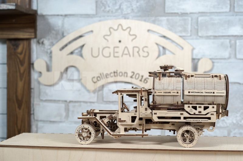 Механическая модель 3D пазл "Автоцистерна" UGEARS (70021) - 7