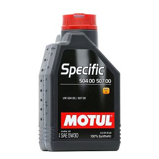 Масло моторное синтетическое 1л 5W-30 SPECIFIC 504.00-507.00 MOTUL