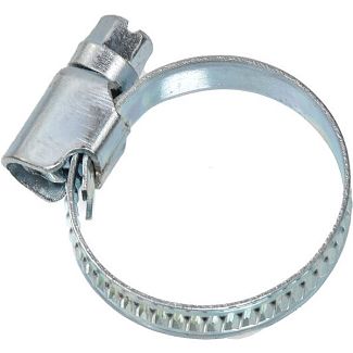 Хомут черв'ячний оцинкований W1 16-27мм 9мм CARLIFE