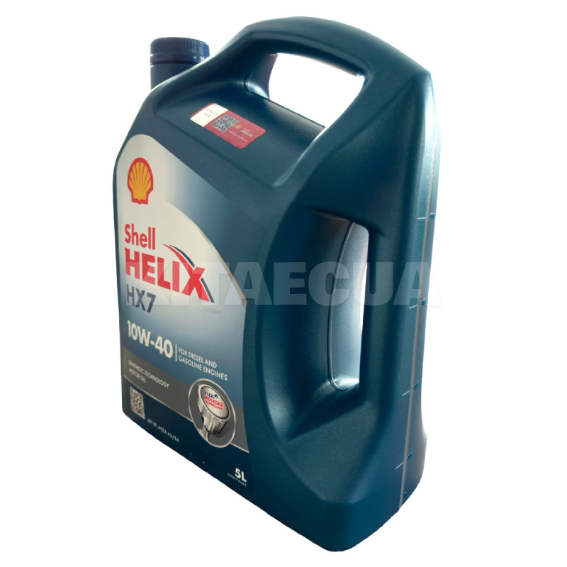 Масло моторное Helix HX7 5л 10W-40 полусинтетическое SHELL (550053738) - 5