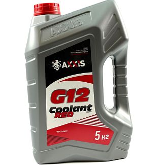 Антифриз червоний 5кг G12 Сoolant AXXIS