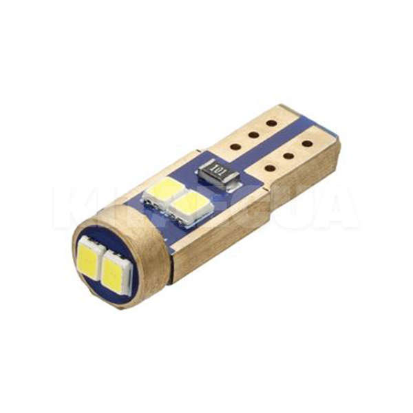 LED лампа для авто T5 W1.2W 12V 6000K 6 світлодіодів TBS Design (00-00020508)
