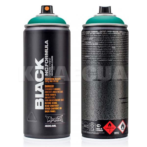 Краска 400мл матовая BLK 6340 Copper Green MONTANA (386480-MONTANA) - 2