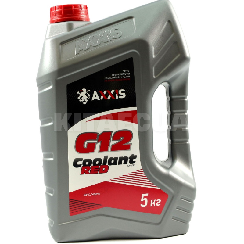 Антифриз червоний 5кг G12 Сoolant AXXIS (AX-2002)