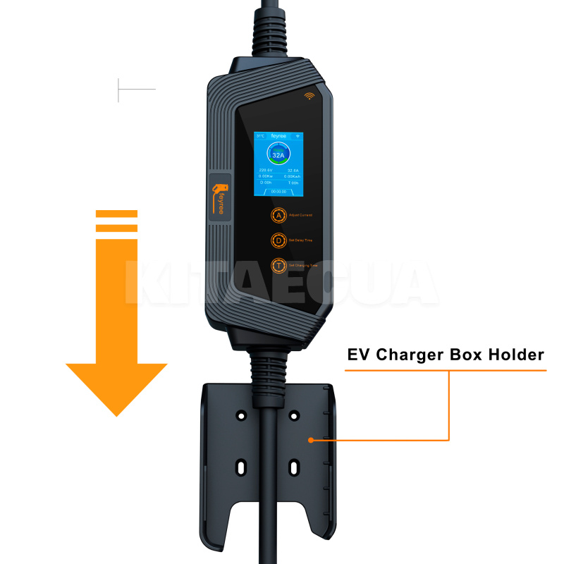 Зарядка для электромобиля 7.4 кВт 32А 1-фаза GB/T AC (китайское авто) Hero Wi-Fi FEYREE (FY7-32-1PH-GB/T-H8) - 7