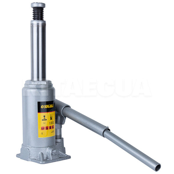 Домкрат гідравлічний пляшковий до 5т (185мм-355мм) STANDARD SIGMA (6106051) - 3