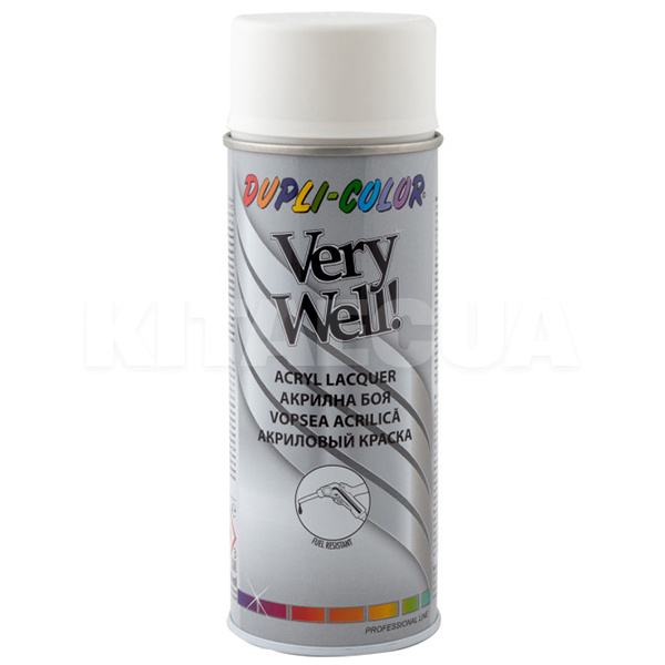 Краска-эмаль универсальная 400мл Ral 9010M белая матовая Very Well Dupli Color (VW90100M-DUPLI-COLOR)