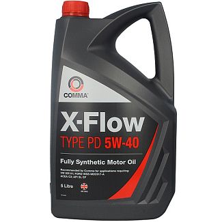 Масло моторное синтетическое 5л 5W-40 X-FLOW TYPE PD COMMA