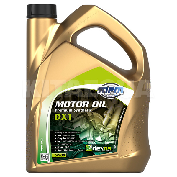 Масло моторне синтетичне 5л 5W-20 DX1 Fuel Economy MPM (MPM_05005DX1-FE)