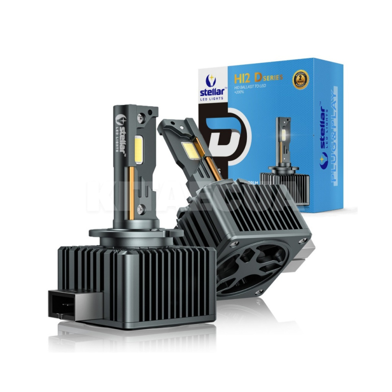 LED лампа для авто D8S 35W 6000K STELLAR (6246)