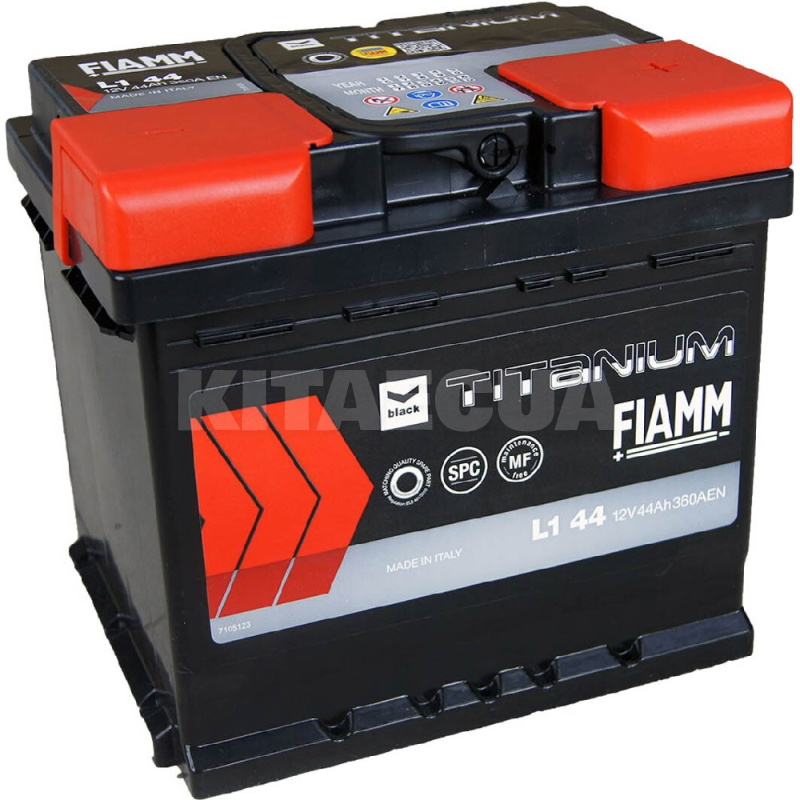 Аккумулятор автомобильный Titanium Black 44Ач 360А "+" справа FIAMM (7905166)
