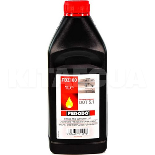 Тормозная жидкость 1л DOT5.1 FERODO (FE FBZ100)