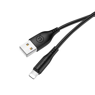Кабель USB Lightning 2А U18 1м чорний USAMS