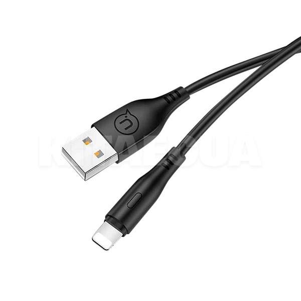 Кабель USB - Lightning 2А U18 1м черный USAMS (SJ266USB01)