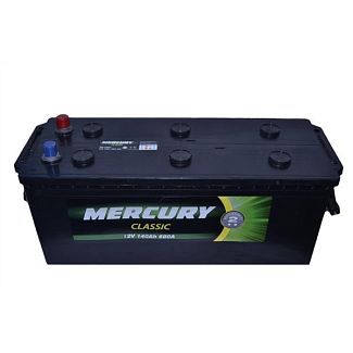 Аккумулятор автомобильный 140Ач 680А "+" слева MERCURY