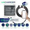 Зарядка для электромобиля 22 кВт 32А 3-фазы Type 2 (европейское авто) 9м Power WIFI UACHARGER (CHC-PWWF222223-21-9)