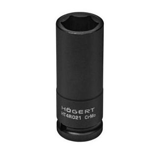 Головка ударна подовжена 6-гранна 21 мм 1/2" HOGERT