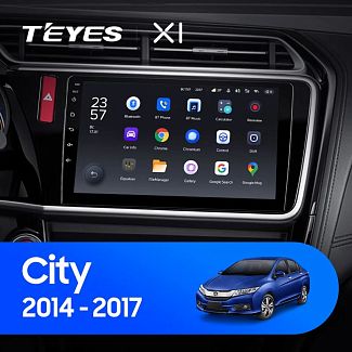 Штатна магнітола X1 2+32Gb 10" Honda City 2014-2017 (A) Teyes