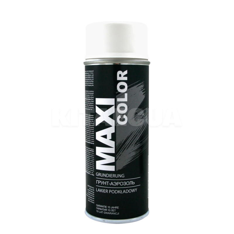 Грунт акриловый 400мл белый MAXI COLOR (MX0002 А-MAXI COLOR)