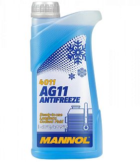 Антифриз синій 1л AG11 -40°C Longterm Mannol