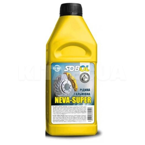 Тормозная жидкость 0.5л dot3 нева-супер SOBOL (7733)