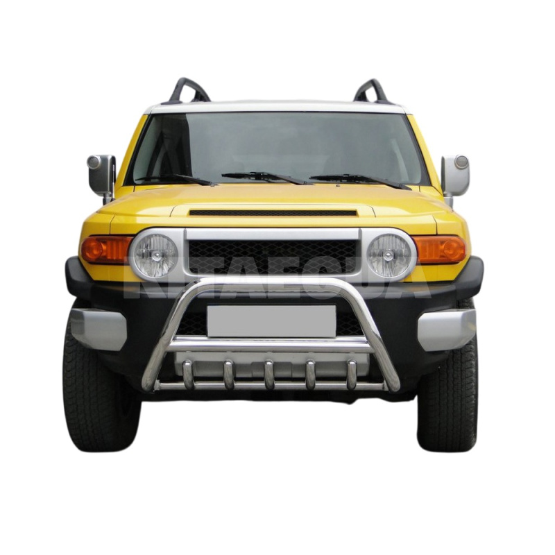 Кенгурятник WT003 Toyota FJ Cruiser нержавеющая сталь CAN (dd15134) - 4